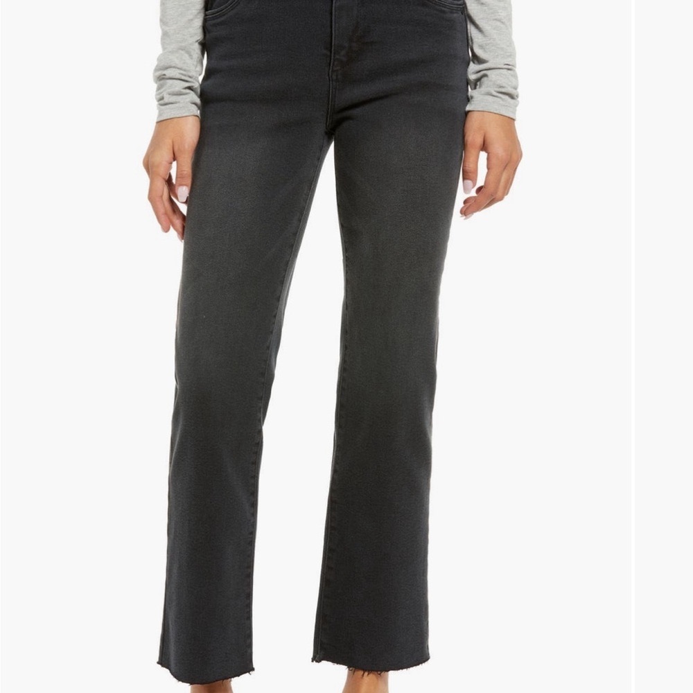 Wit & Wisdom Washed Black High Waist Stretch Bootcut Leg Jeans